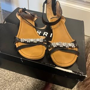 Lane Bryant Rhinestone Sandals Size 10